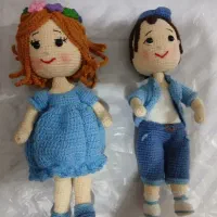 عروسک بافتنی دخترانه و پسرانه و اسکاچ