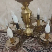 دوتا لوستر برنجی|لوستر و چراغ آویز|رباط‌کریم, نصیرشهر|دیوار