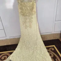 لباس زیباکاملا مرواریدی در حد نو