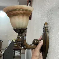 دو عدد لوستر ۳ شاخه، یه عدد لوستر تکی دو عدد دیوار|لوستر و چراغ آویز|تهران, گیشا|دیوار