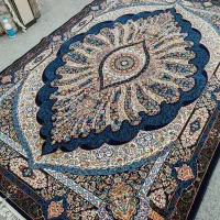 2تخته فرش 9متری ماهان سورمه ای  700شانه|فرش|قم, نیروگاه|دیوار