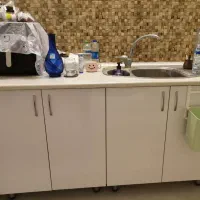 کابینت ظرفشویی آماده تمیز