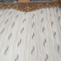 پرده باکتیبه و۲عدد چوب پرده