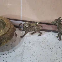 ظرف و‌ دکوری برنجی توضیحات بخونید لطفا