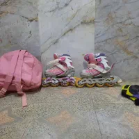 اسکیت صورتی دخترانه