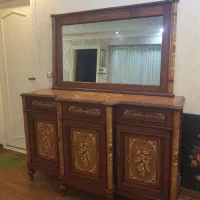 آینه و کنسول بدون خط و خش در حد نو|بوفه، ویترین، کنسول|گرگان, |دیوار