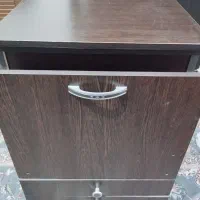 میز چرخ خیاطی نو و تابلو و قهوه ساز نو و میز عسلی