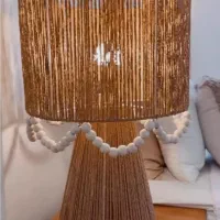 لوستر و آباژور رافیا|لوستر و چراغ آویز|نسیم‌شهر, |دیوار