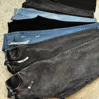 ۷ عدد شلوار جین زنانه(لی،کرپ،مام استایل کاملا نو)