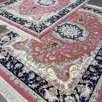 فرش دستباف (بساک )جفت ۶ متری طرح تبریز|فرش|مشکین‌دشت, |دیوار