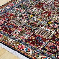 فرش بختیار پرده طرح خشتی اکبند|فرش|تهران, سلسبیل شمالی|دیوار