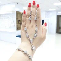 سرویس نقره زنانه با طراحی زیبا و کیفیت بالا