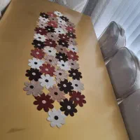 رومیزی و رانر مخمل 7 تکه