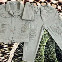 کت شلوار کتان گرم بالا