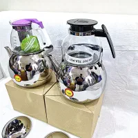 کتری قوری استیل 4لیتری|قوری، کتری، قهوه‌ساز دستی|اهواز, بیست متری شهرداری|دیوار