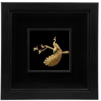 تابلو ورق طلا طاووس برند دانژه کاملا نو مناسب هدیه