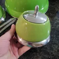 کتری استیل،شکر ریز و قندان چینی|قوری، کتری، قهوه‌ساز دستی|فولادشهر, A4|دیوار