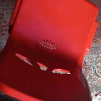 صندلی پلاستیکی پایه فلزی