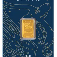 2 عدد شمش 2.5 گرمی 24 عیار پارسیس