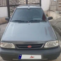 پراید خاکستری مدل 90 دوگانه سوز