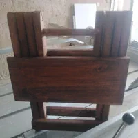 میز یا صندلی تاشو چوبی
