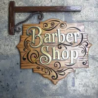 تابلو دست ساز آرایشگاه یا کافی شاپ