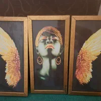 تابلوآیت الکرسی مسی و3تیکه طلایی