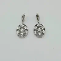 گوشواره طلاسفید دست دوم