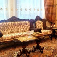 مبل سلطنتی 9نفره منبت دوطرفه آنتیک هنر دست نو|مبلمان خانگی و میز عسلی|اردبیل, |دیوار
