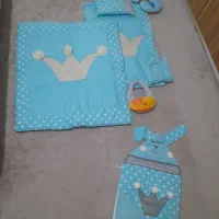 سرویس لحاف تشک و قنداق آک مناسب سیسمونی و هدیه