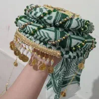 کلاه محلی کردی سبز