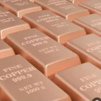 شمش مس عیار ۹۹،۹۹۹۹  اب شده همه وزن موجود هست