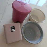سطل زباله پدالی ، آبکش ، لگن ، ظروف آشپزخانه