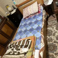 تخت یک نفره چوبی|تخت و سرویس خواب|تهران, جنت‌آباد مرکزی|دیوار