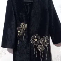 مانتو مجلسی مخمل|لباس|آذرشهر, |دیوار