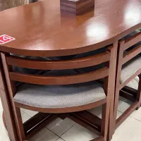 میز نهار خوری ۶ نفره دو عدد