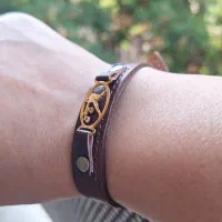 فروش دستبند چرم گاوی