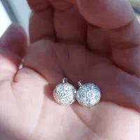 گوشواره تمام نگین|بدلیجات|تاکستان, |دیوار