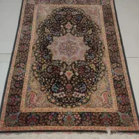 فرش زرع نیم تمام ابریشم ۸۰رج مارک دار.