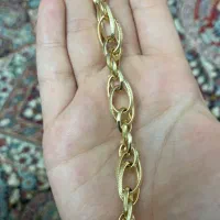 دستنبد طلایی ژوپینک رنگ ثابت|بدلیجات|یزد, |دیوار