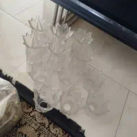 لاله لوستر کریستال ولامپ .‌.‌