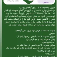 قرص کود نانو|گل و گیاه طبیعی|بومهن, |دیوار