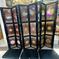 تخته نردبامهره چوبی کادویی کیف چرم سامسونت