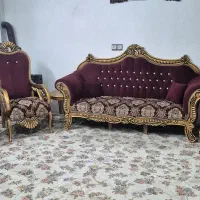 سرویس مبل تخت اینه دراور و کمد لباس پاتختی