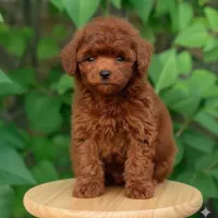 سگ پودل تاینی توی دارک رد