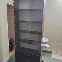 کتابخانه کمد دار در شیشه ای (۳عدد)