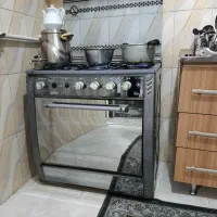 اجاق گاز پنج شعله هر پنج شعله سالم