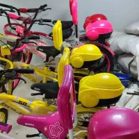 (دوچرخه بچگانه) +زیبا و باکیفیت و پشت صندوق دار