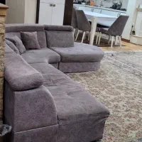 میز نهار خوری هشت نفره به‌همراه  مبل ال(اشانتیون)|مبلمان خانگی و میز عسلی|رشت, دیانتی|دیوار