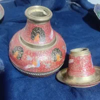 ظروف برنجی میناکاری هند|صنایع دستی و سایر لوازم تزئینی|تهران, طیب|دیوار